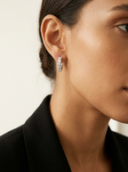 Moissanite Hoop Oorbellen