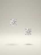 Moissanite stud oorbellen