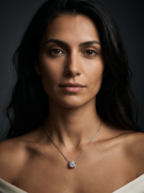 Moissanite Ketting