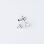 Moissanite stud oorbellen