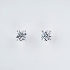 Moissanite stud oorbellen