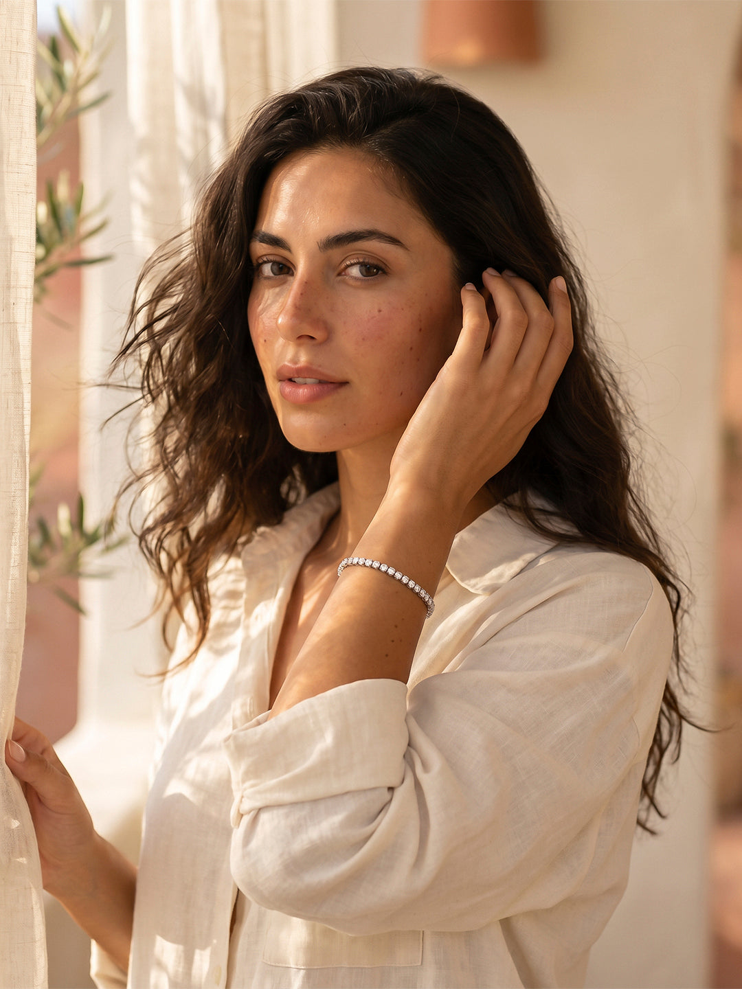 Klassieke Moissanite Tennisarmband