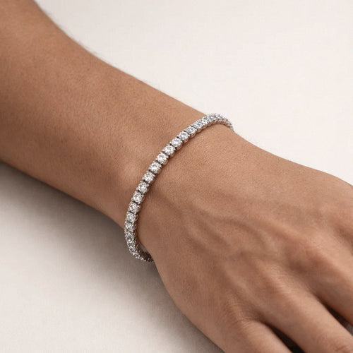 Moissanite Tennisarmband 925 Zilver | D-kleur VVS1