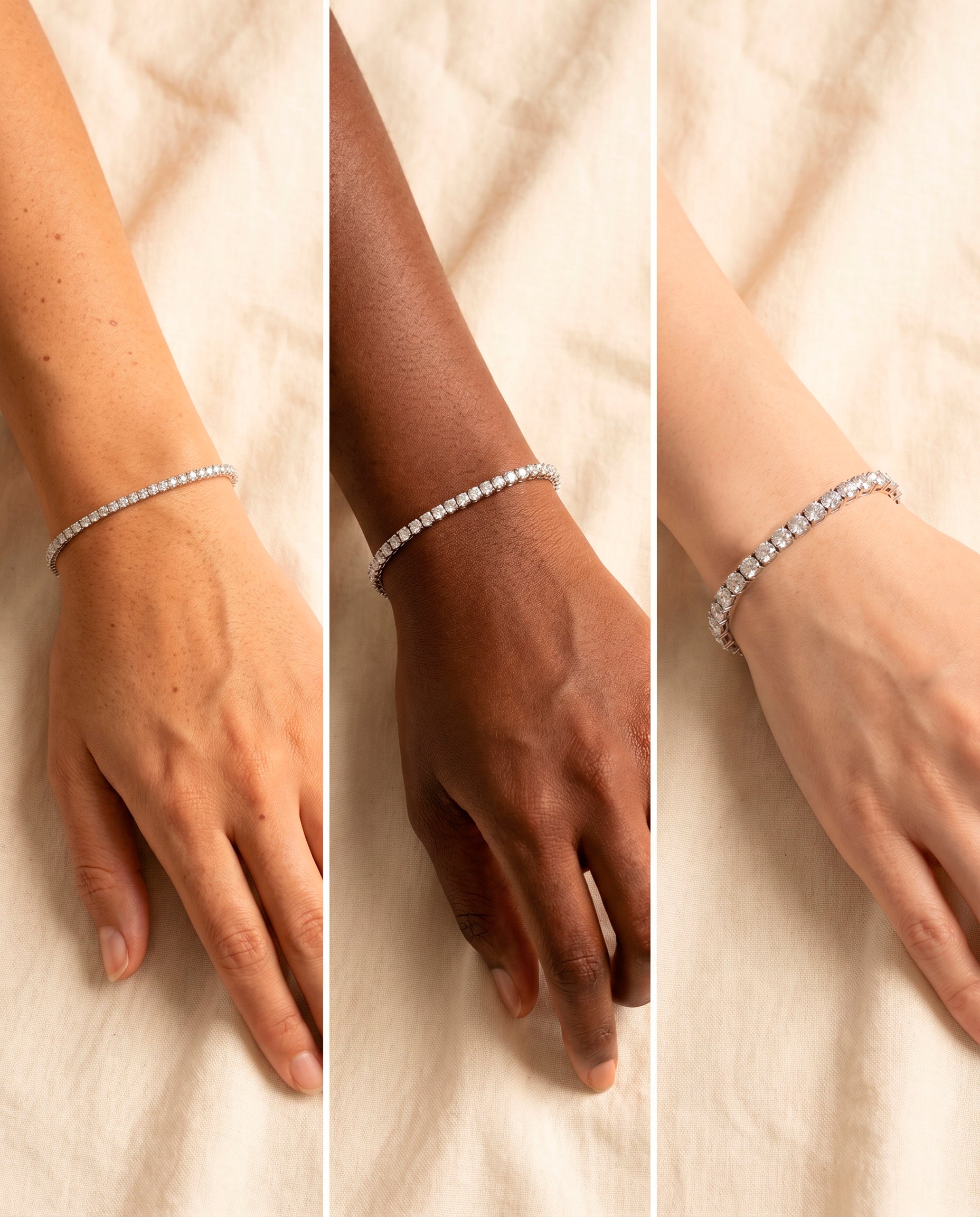 Klassieke Moissanite Tennisarmband