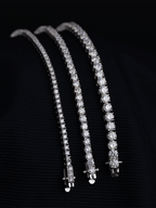 Moissanite Tennisarmband 925 Zilver | D-kleur VVS1