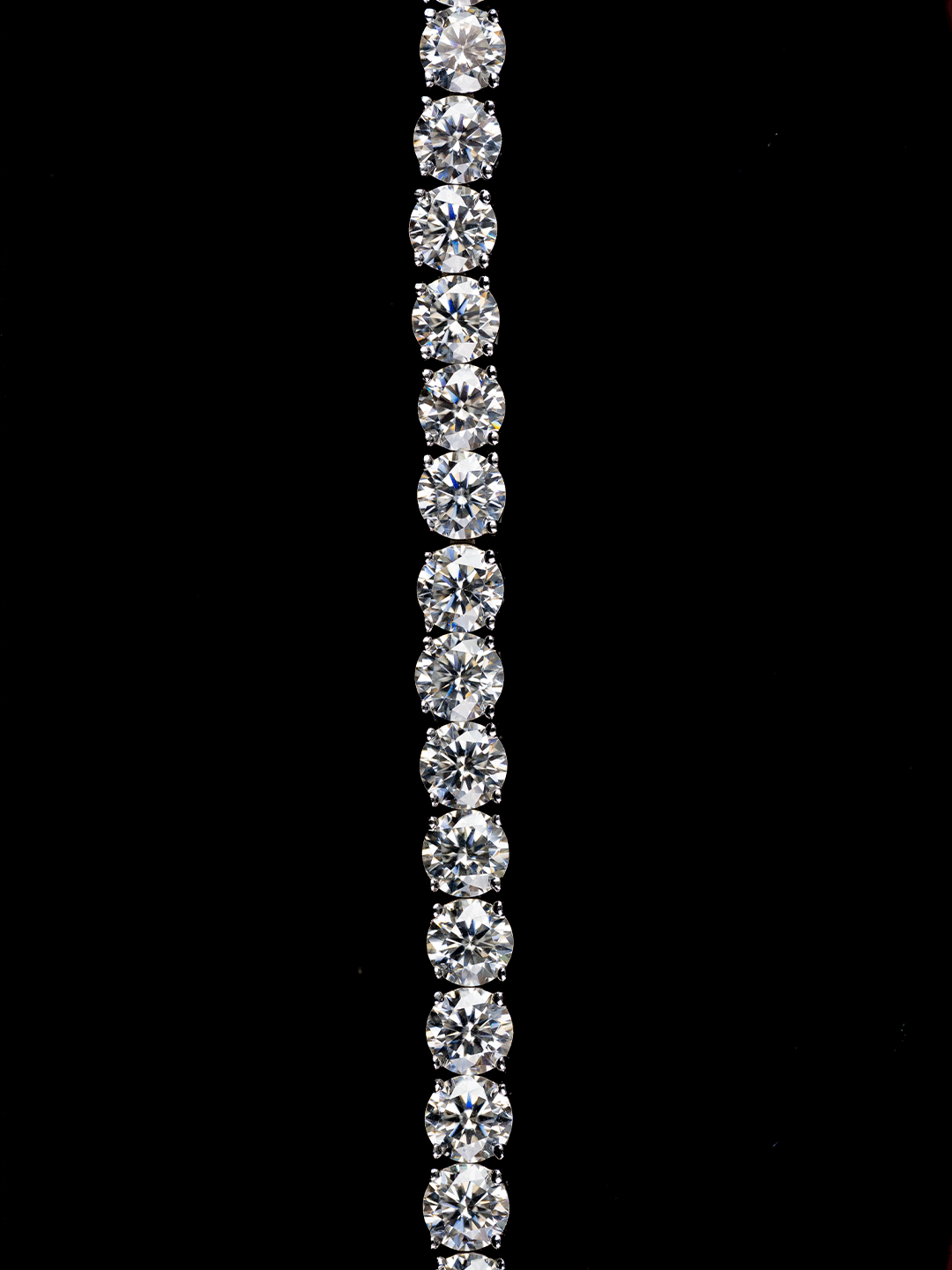 Moissanite Tennisarmband 925 Zilver | D-kleur VVS1